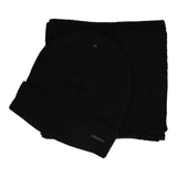 Set Cappello e Sciarpa da Uomo Neri