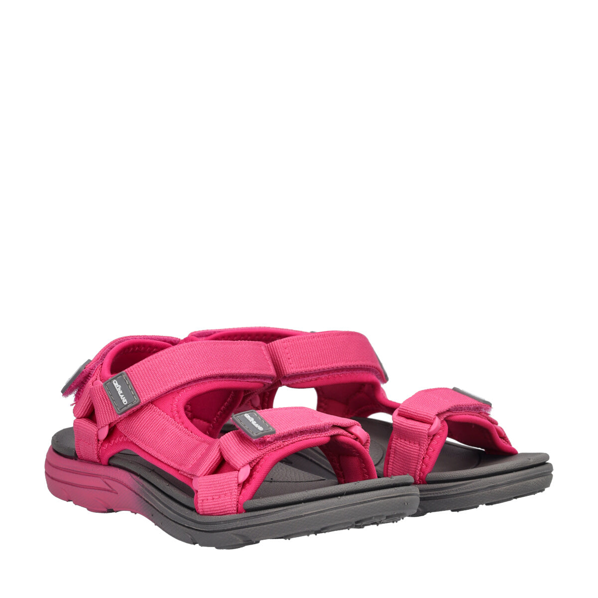 IDRO Sandali Bambina Fucsia e Grigio