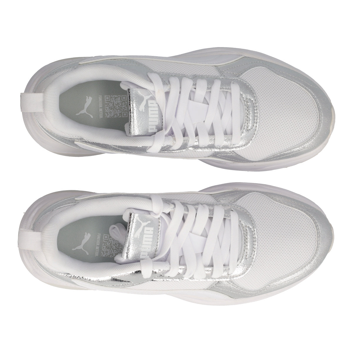TRINITY 2 LT METALLIC Sneakers Donna Bianche e Argento