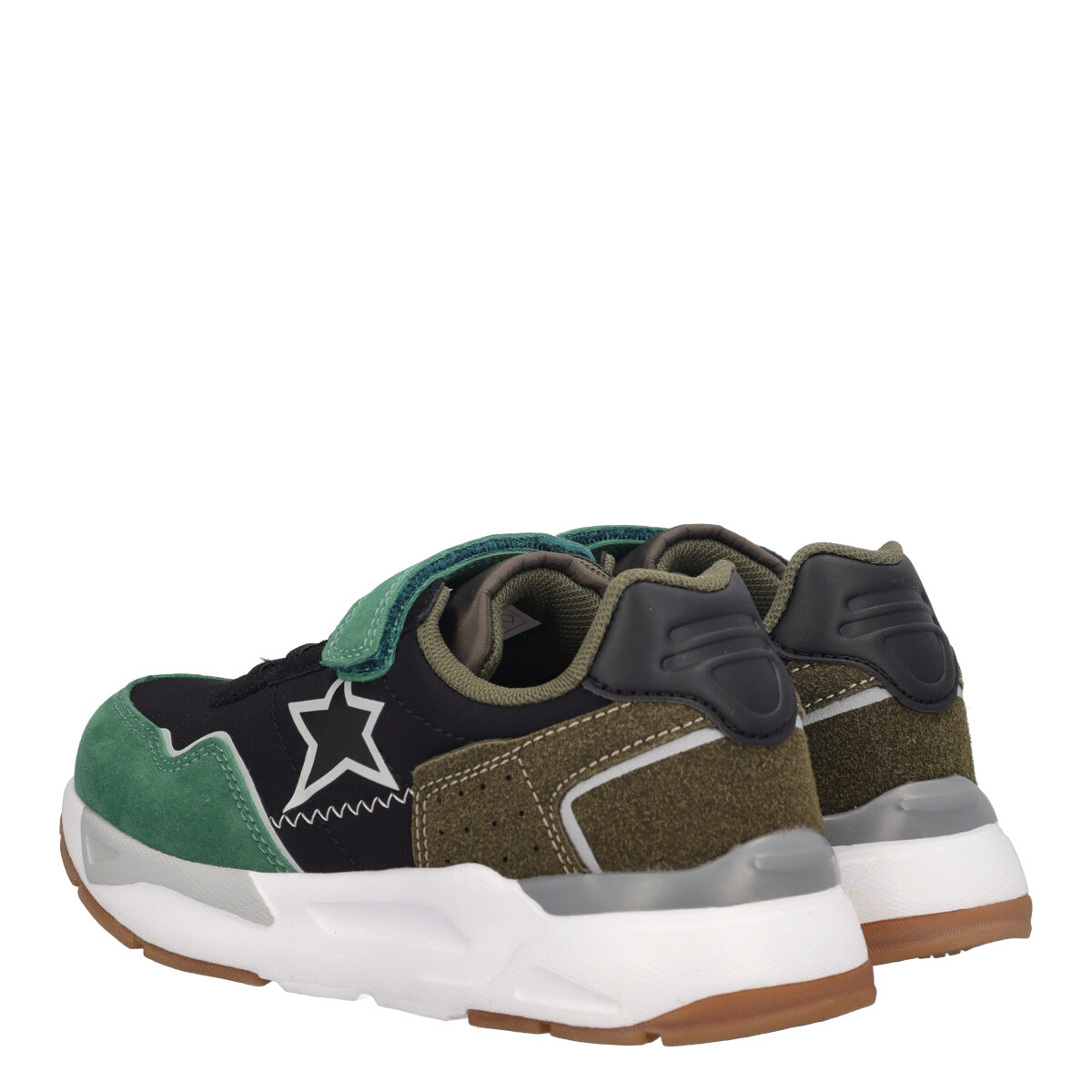 Sneakers Bambino Verdi e Neri