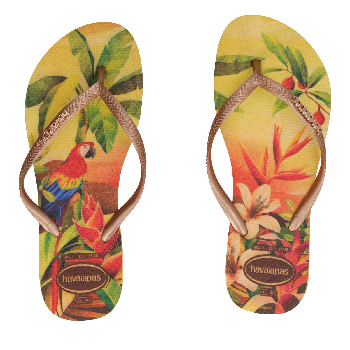 SLIM TROPICAL Infradito Donna Gialle