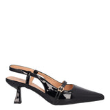 Slingback Donna Nere in Vernice