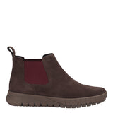 FLEXTRIDE Chelsea boot donna in camoscio marrone