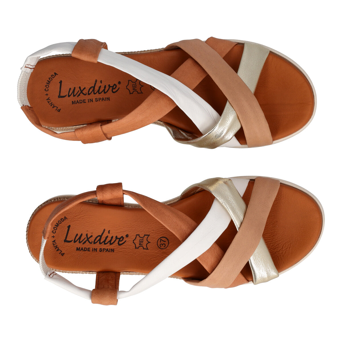 Sandali Donna Beige e Bianchi