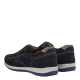 Mocassini Comfort Uomo Blu in Pelle