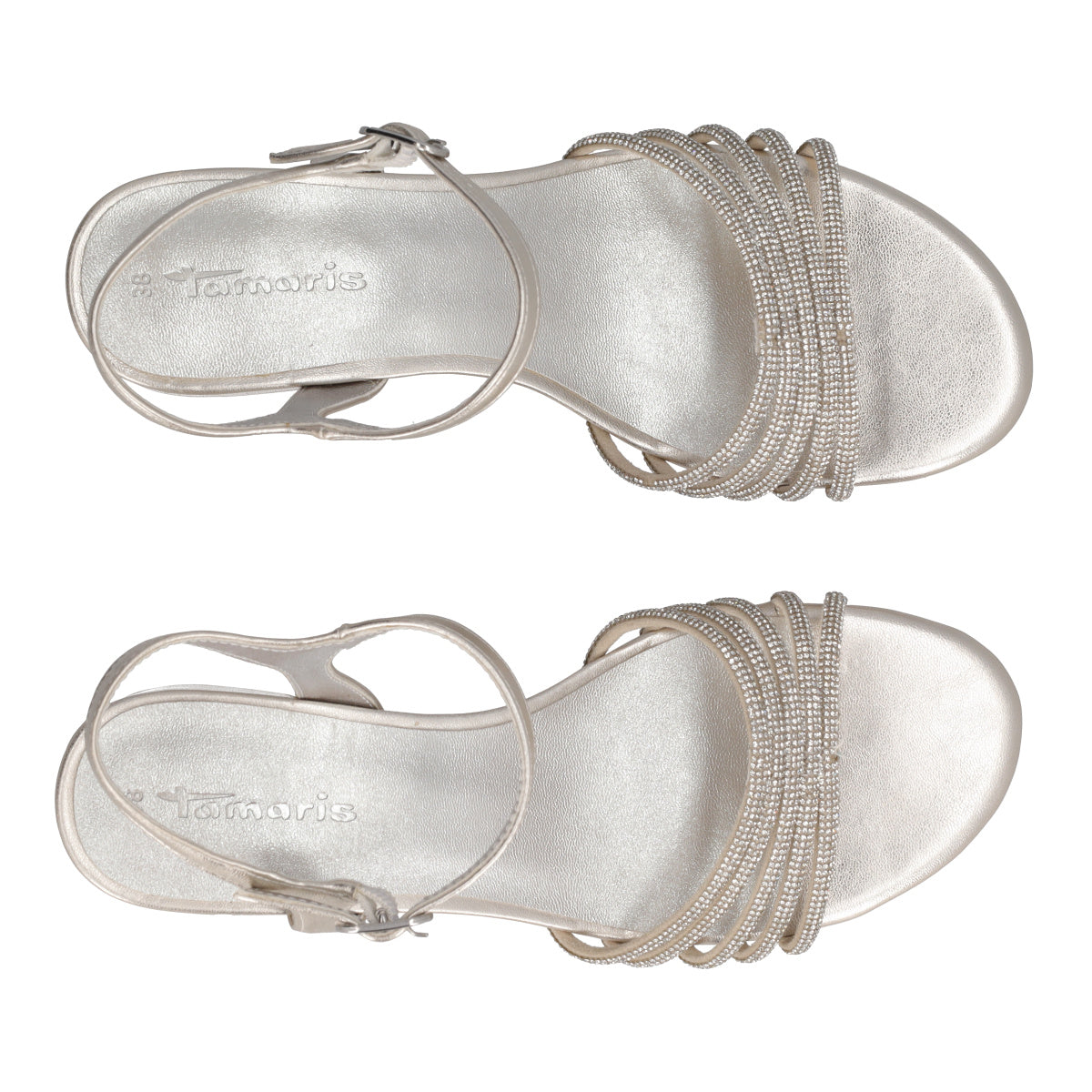 Sandali con Tacco Donna Argento