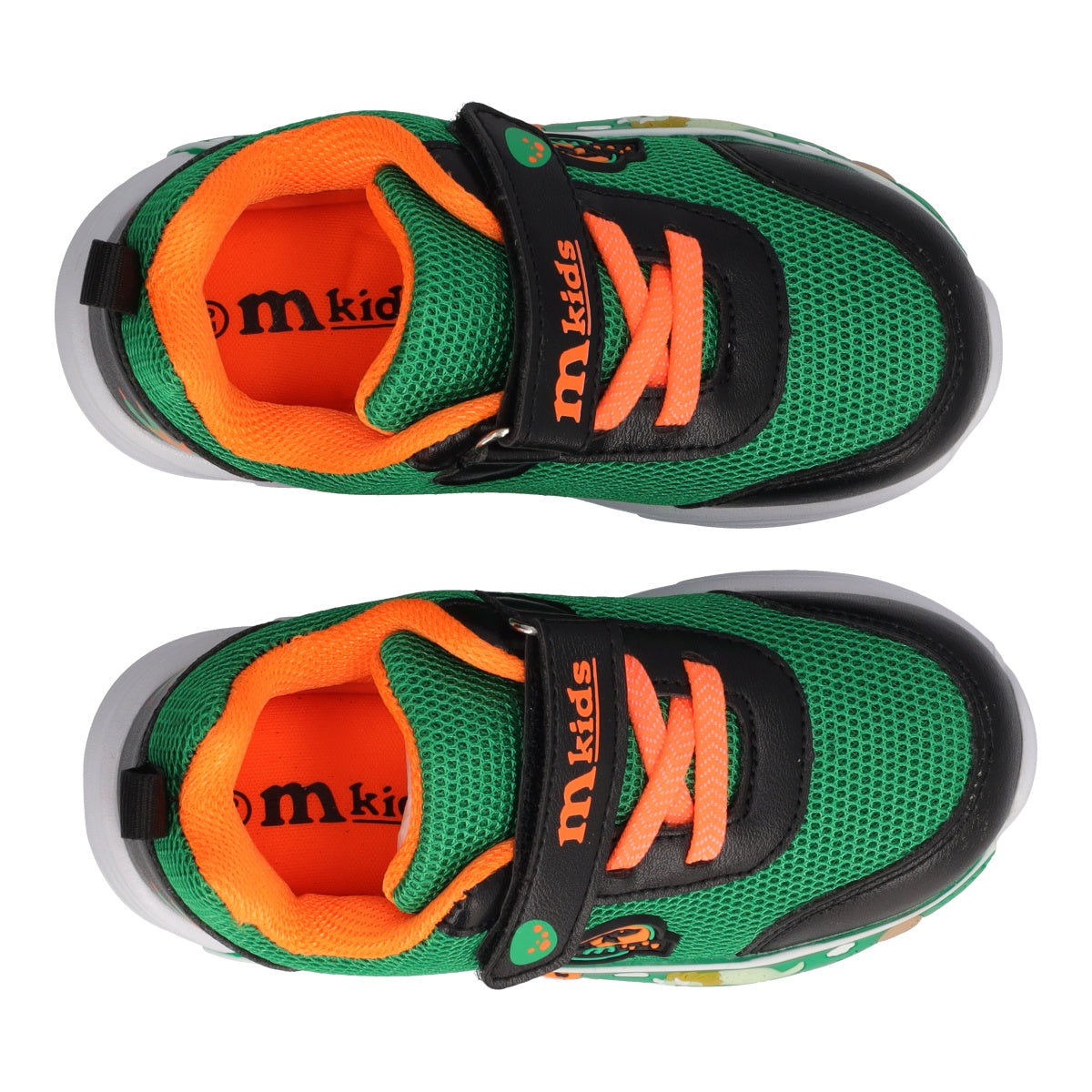 Sneakers Bambino Verdi con Luci