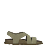 SANDYBETT Sandalo Donna Verde in pelle