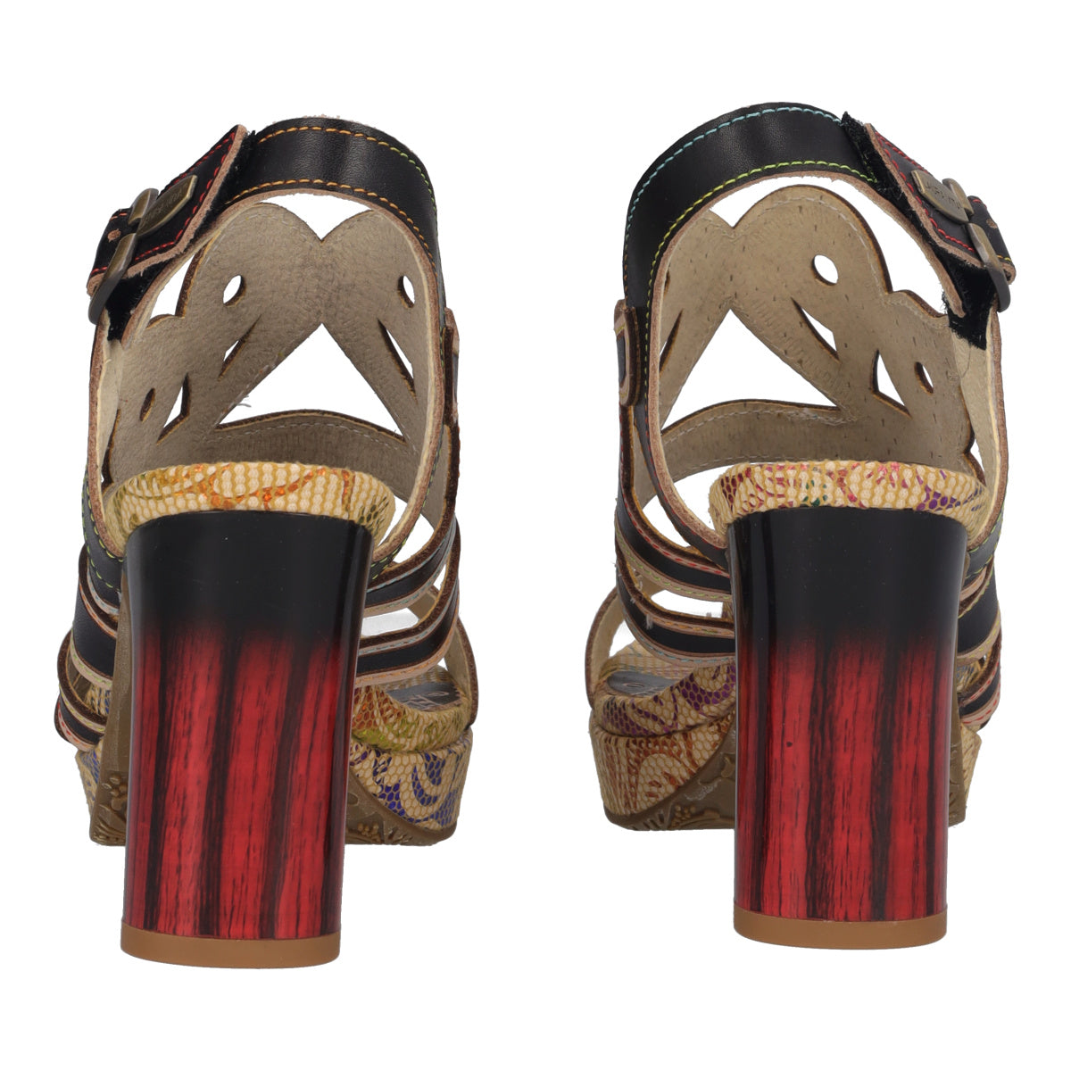 Sandali con Tacco Donna Neri