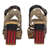 Sandali con Tacco Donna Neri