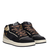 Sneakers Bambina Nere e Oro