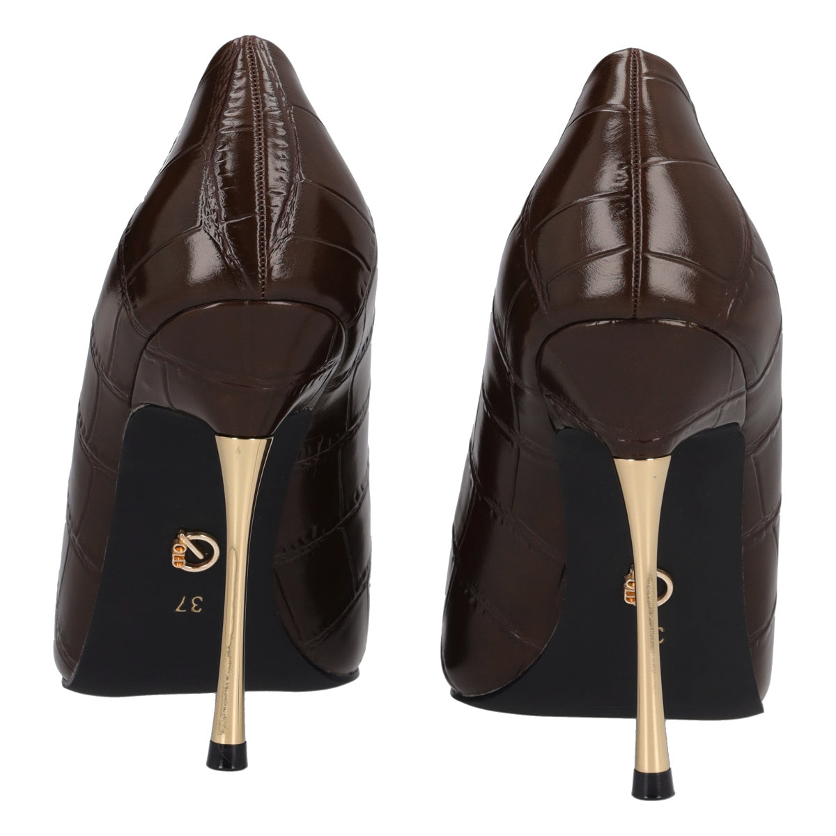 Décolleté Donna Marrone - Tacco 10 cm