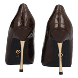 Décolleté Donna Marrone - Tacco 10 cm