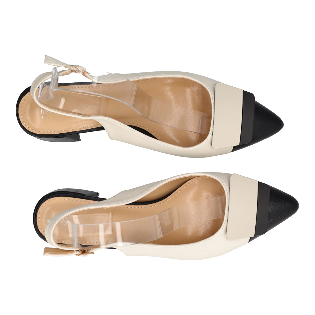 Slingback Donna Panna e Nero