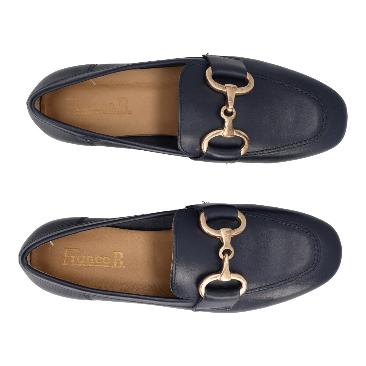 Mocassini Donna Blu in Pelle