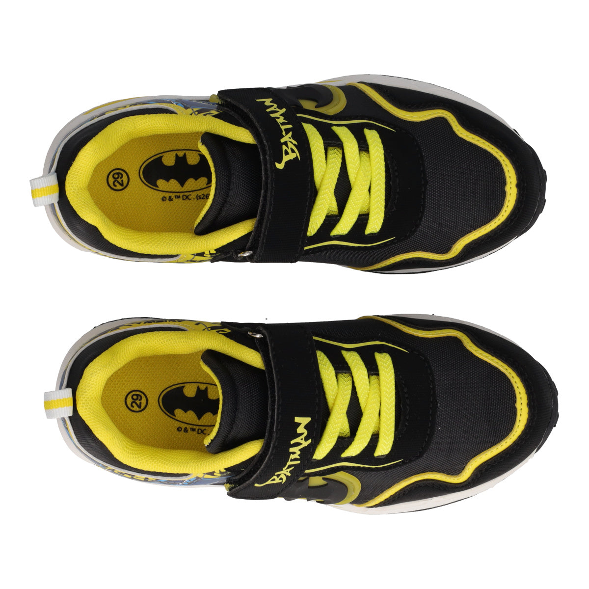 Sneakers Bambino Nere Batman con Luci