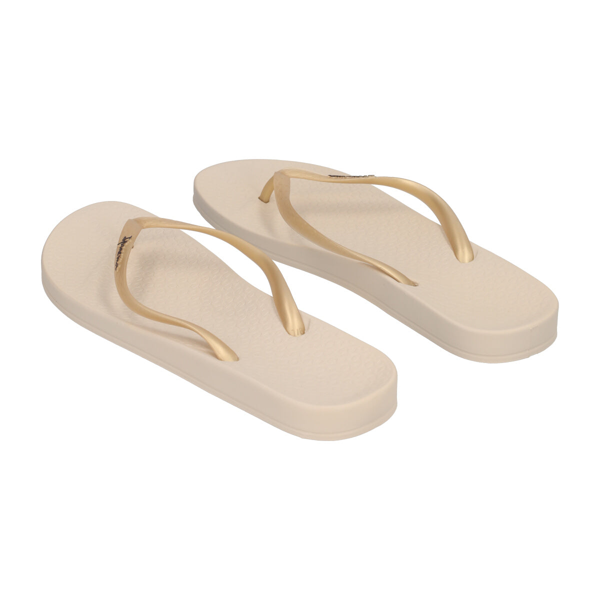 TAN FEM Infradito Donna Beige e Oro
