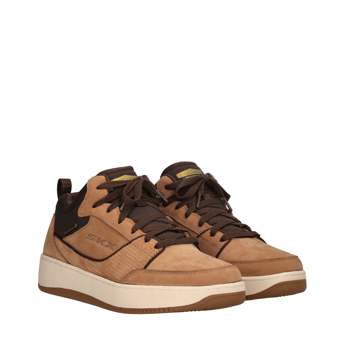 SPORT COURT 2.0 Sneakers Uomo Marroni Alte