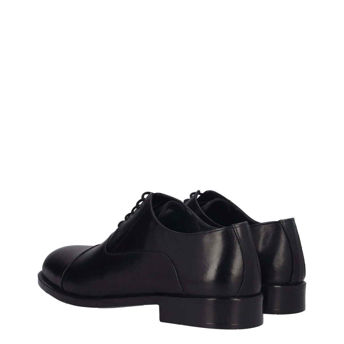 Stringate Uomo Nere in Pelle