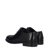 Stringate Uomo Nere in Pelle