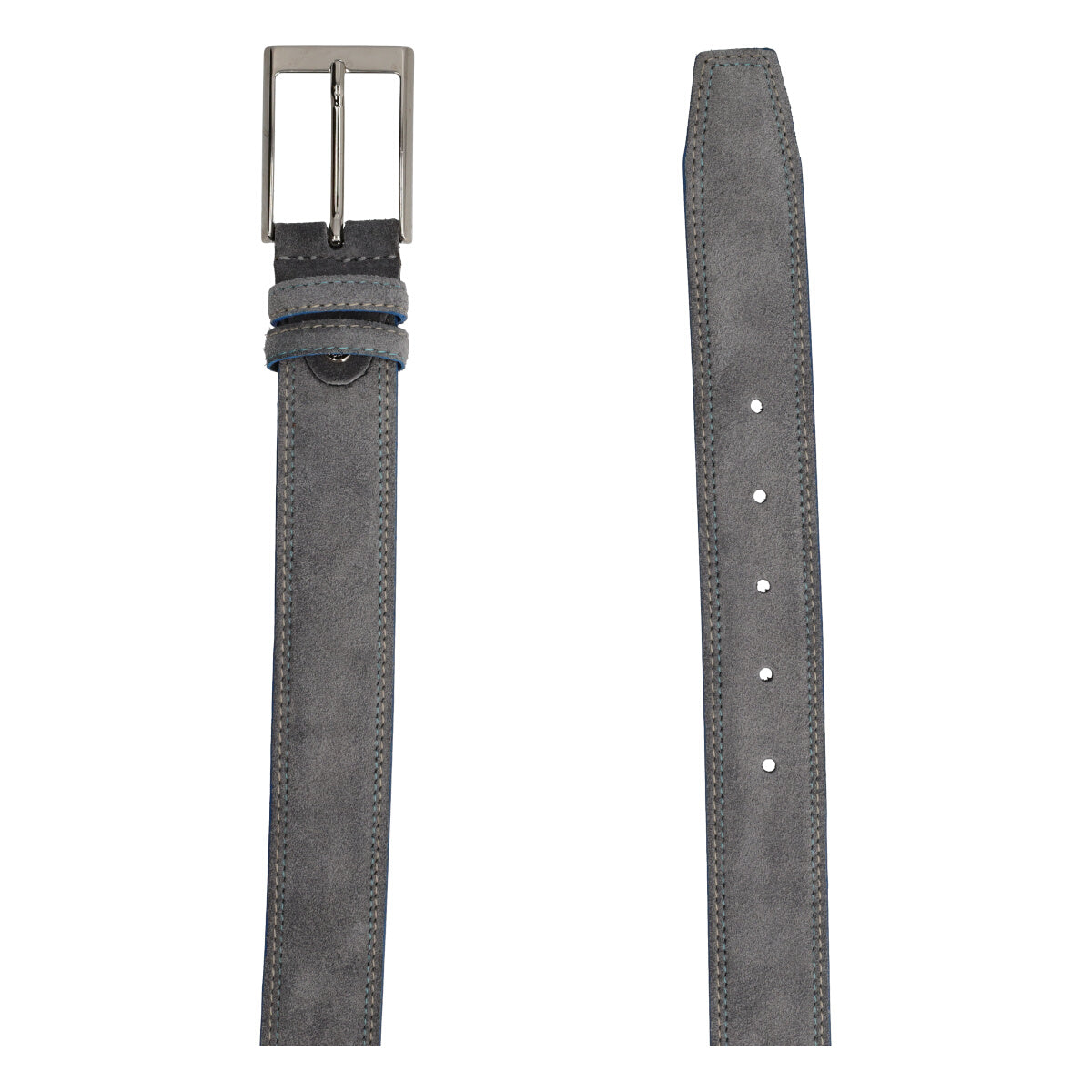 Cintura Uomo Camoscio Grigio