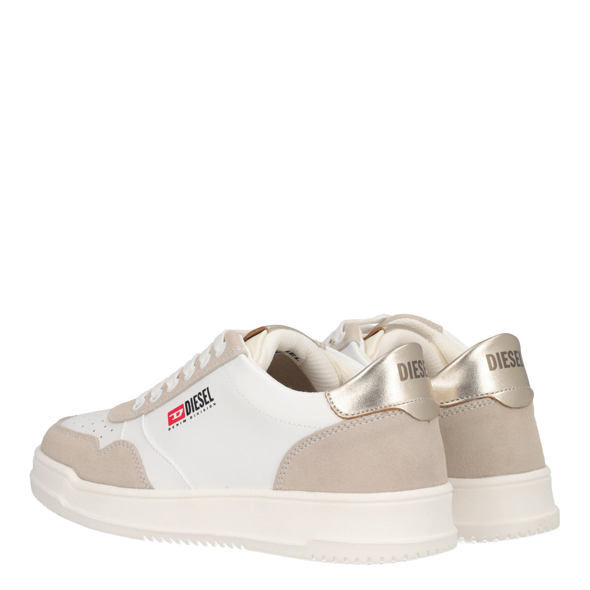 CASCOUN Sneakers Donna Bianche e Oro