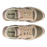 JAZZ TRIPLE Sneakers Donna Beige, Verdi e Rosa