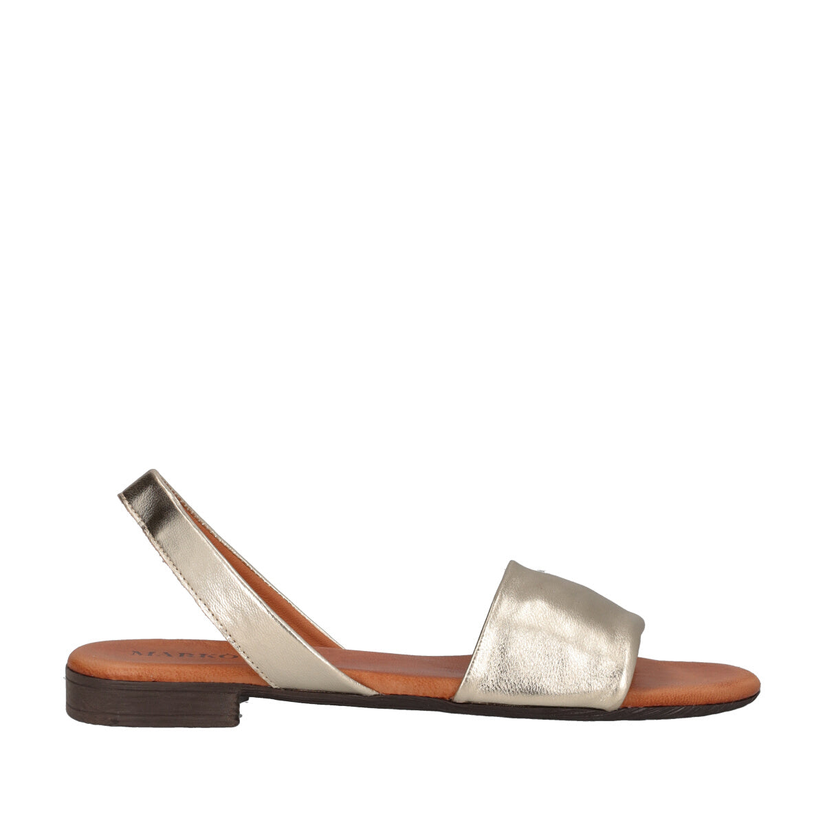 Sandali Donna Platino Laminato