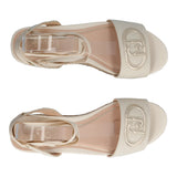 BALI 02 Espadrillas con Zeppa Beige