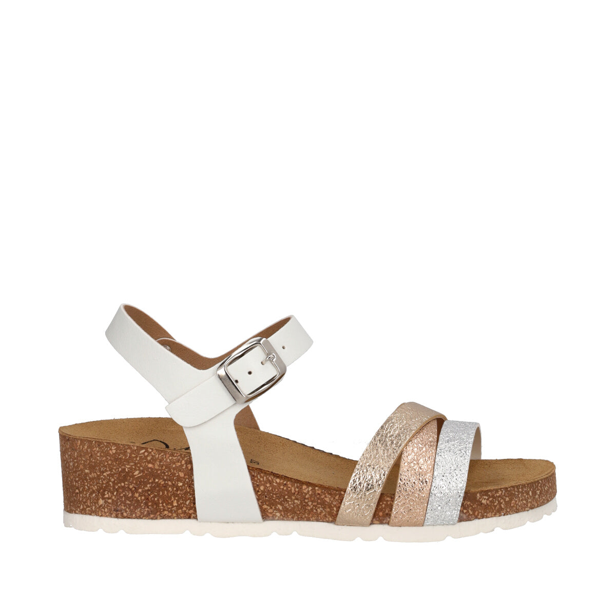 Sandali Donna Bianche, Argento e Platino