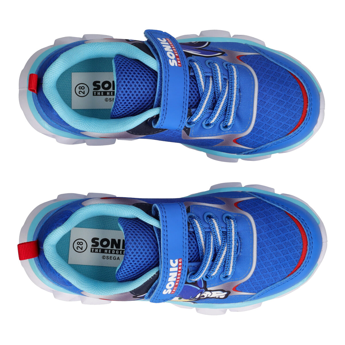 Sneakers Bambini Blu, Sonic con Luci