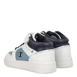 RD18 2.0 MID B PS MID CUT Sneakers Junior Bianche e Azzurre