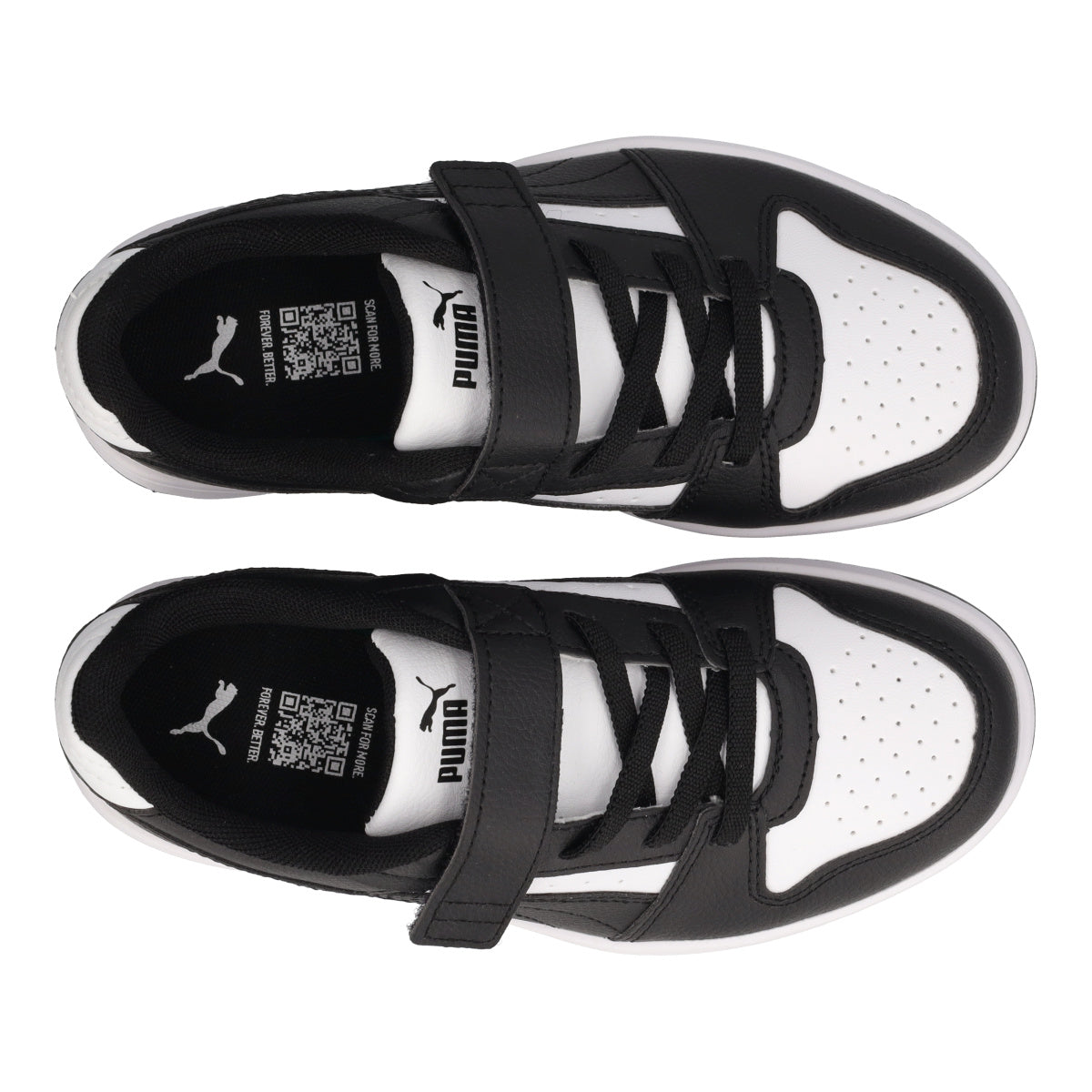 REBOUND SLAM LO AC PS Sneakers Bambino Nere e Bianche