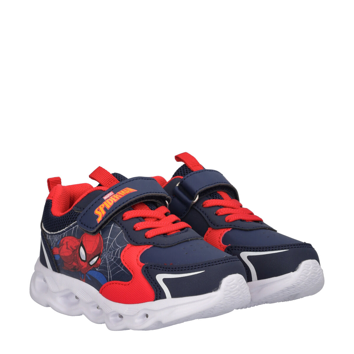 Sneakers Bambino Blu e Rosse Spider-Man con Luci