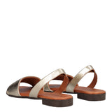 Sandali Donna Platino Laminato