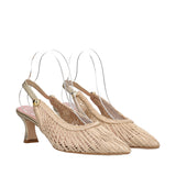 Slingback Donna Beige