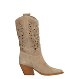 Stivali Texani Donna Camel