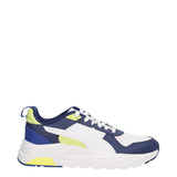 TRINITY 2 LT JR Sneakers Bambino Blu, Bianche e Gialle