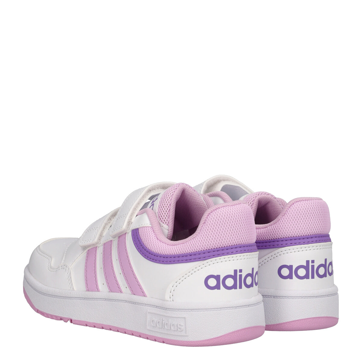 HOOPS 3.0 CF Sneakers Bambina Bianche e Rosa