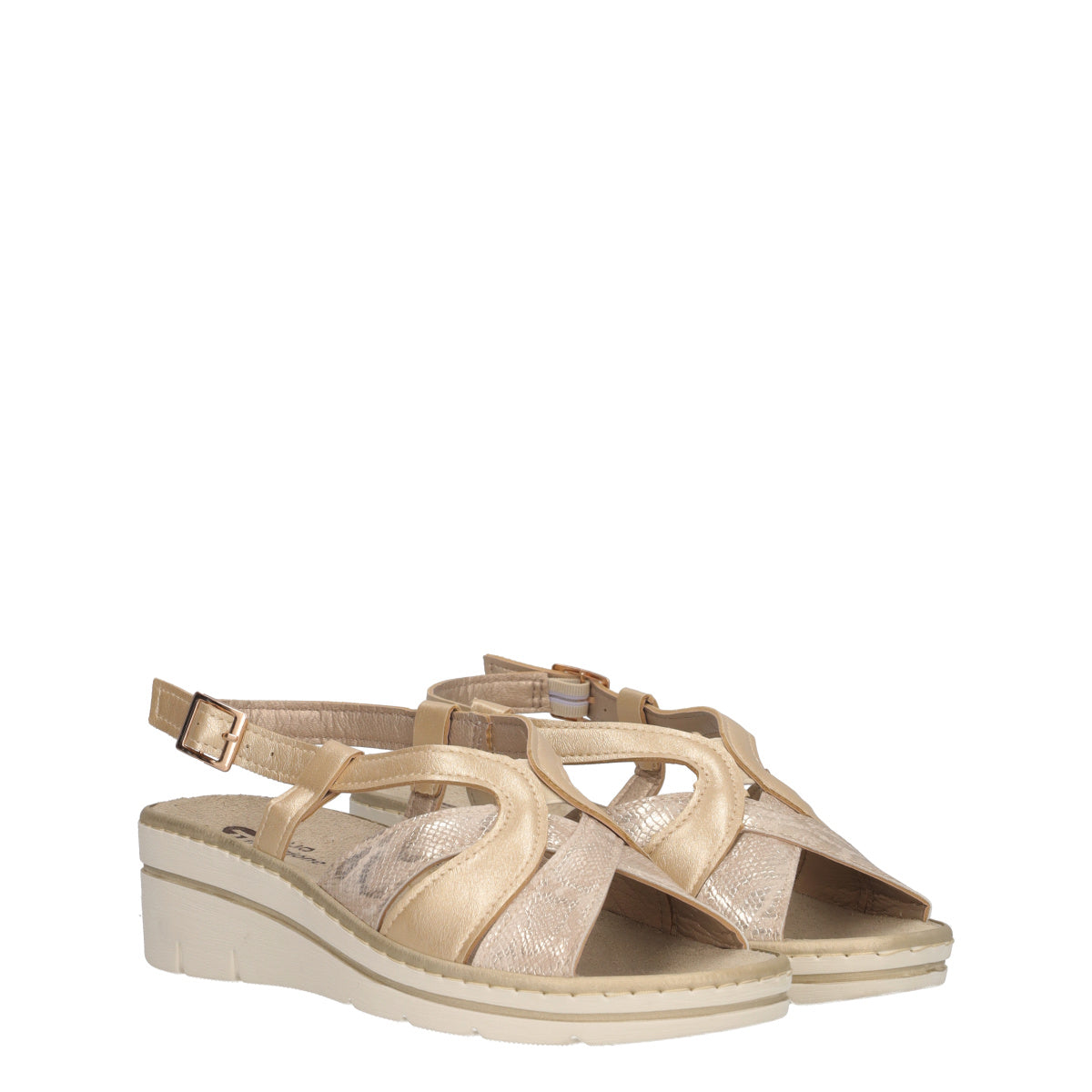 Sandali Comfort Donna Oro