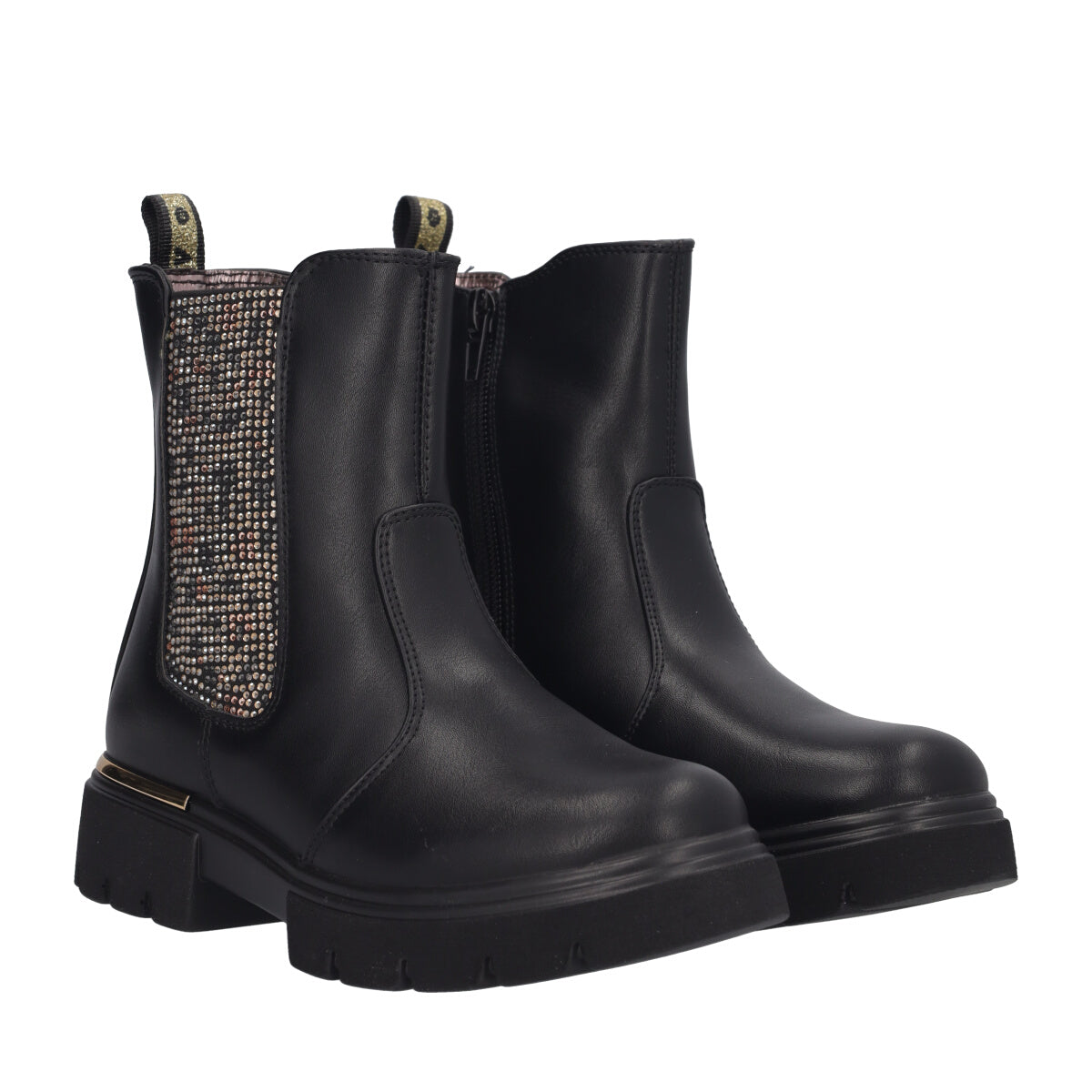 Stivaletti Bambina Neri