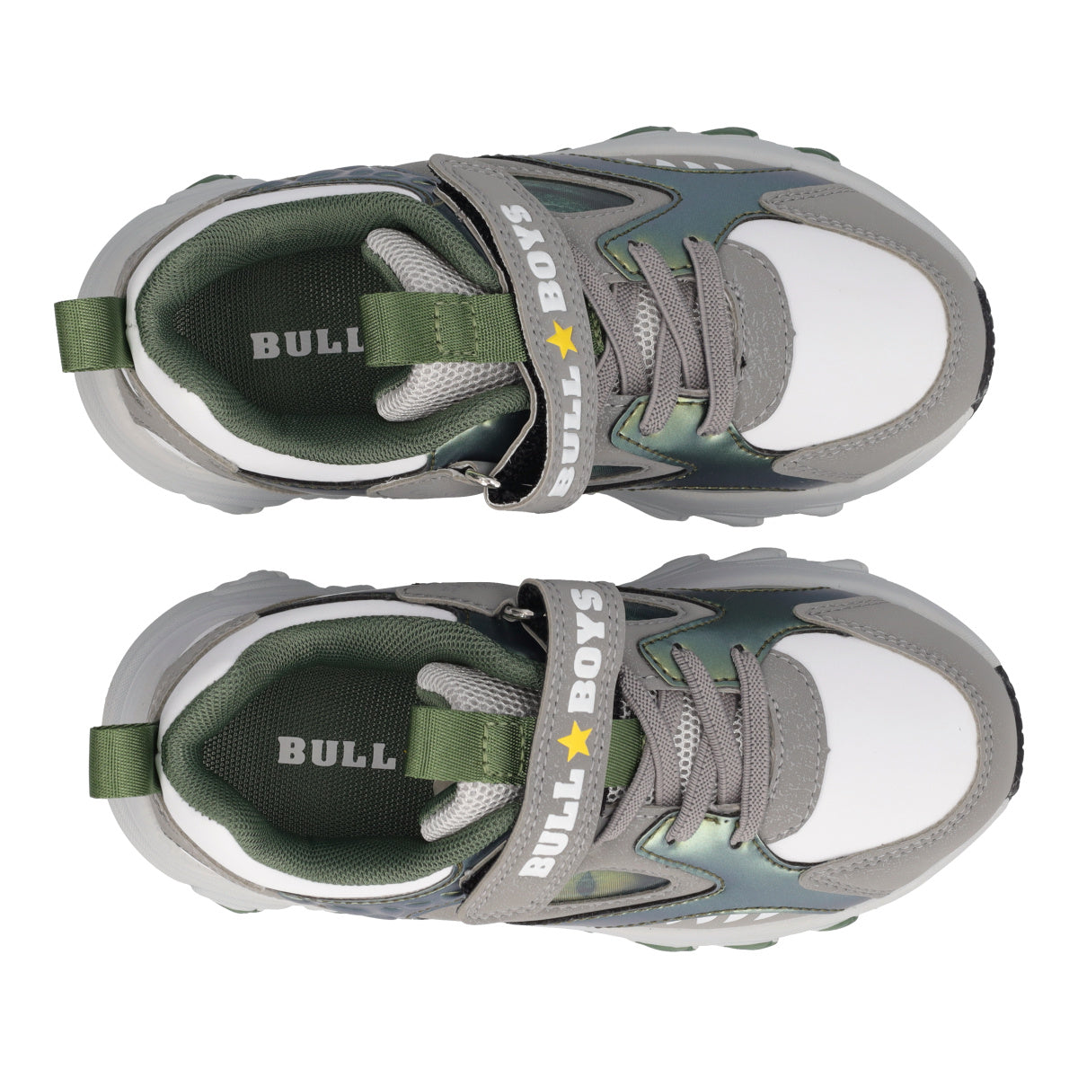 OCCHIOSAURO Sneakers Bambino Grigie con Luci