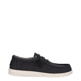 WALLY STRETCH CANVAS Mocassino Slip-on Uomo Nero