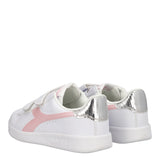 GAME P BALLET PS Sneakers Bambina Bianche, Rosa e Argento