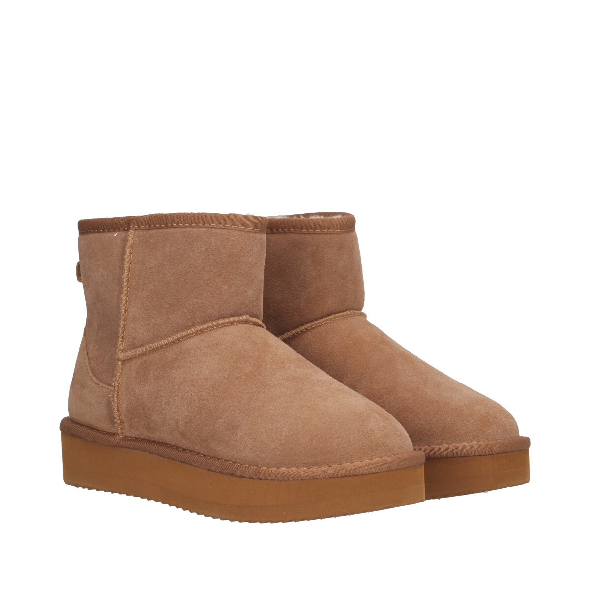Stivaletti Donna Camel