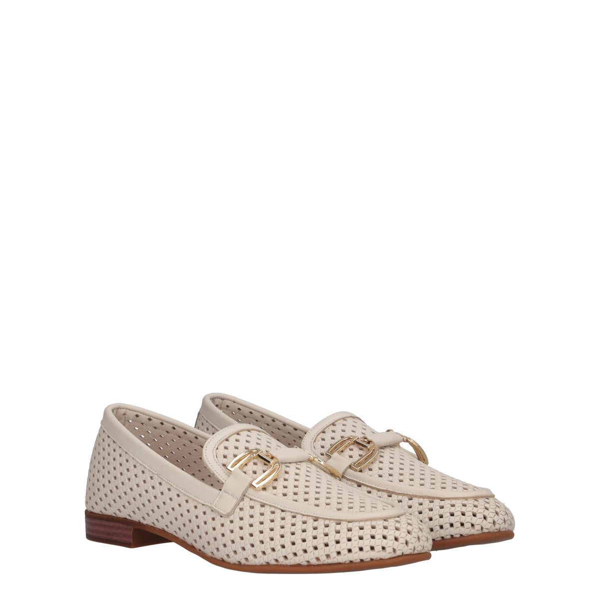 Mocassini Donna Beige