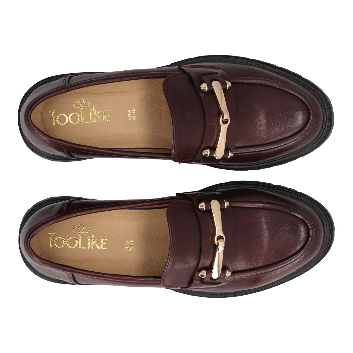 Mocassino Donna Bordeaux