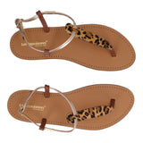 Sandali Infradito Donna Leopardati