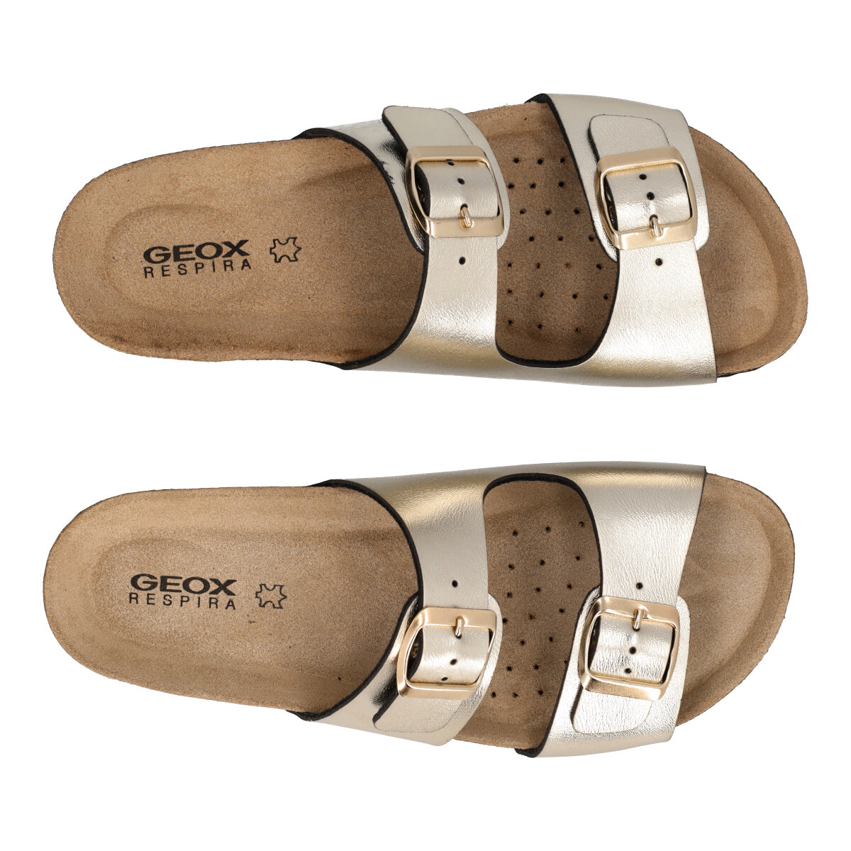 BRIONIA Ciabatte Donna Oro Metallizzato