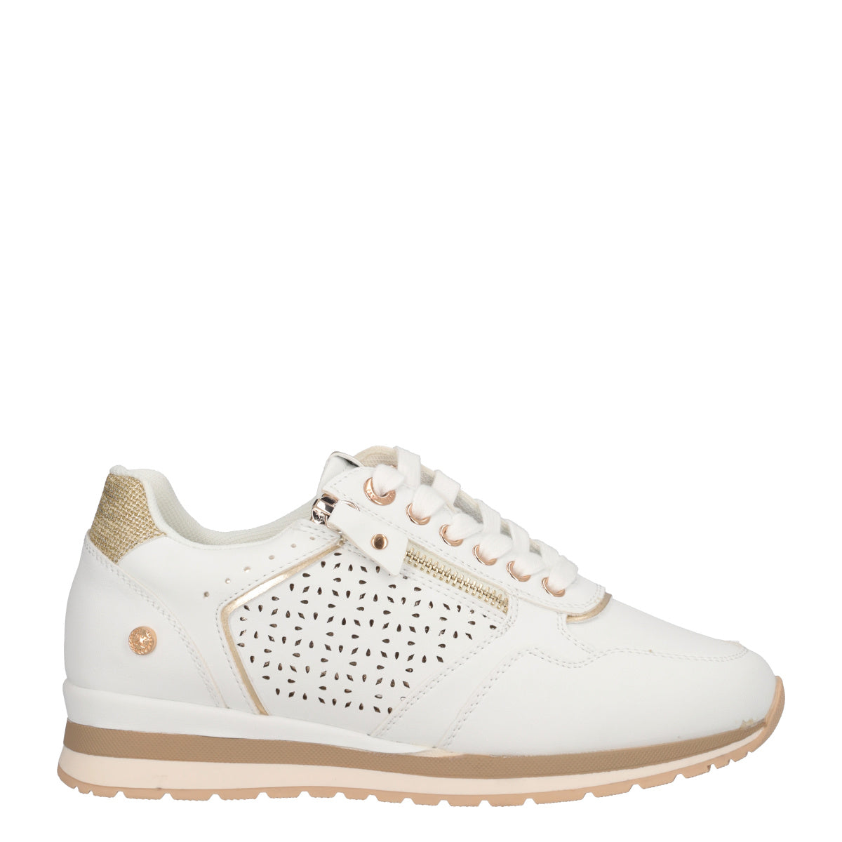 Sneakers Donna Bianche e Oro